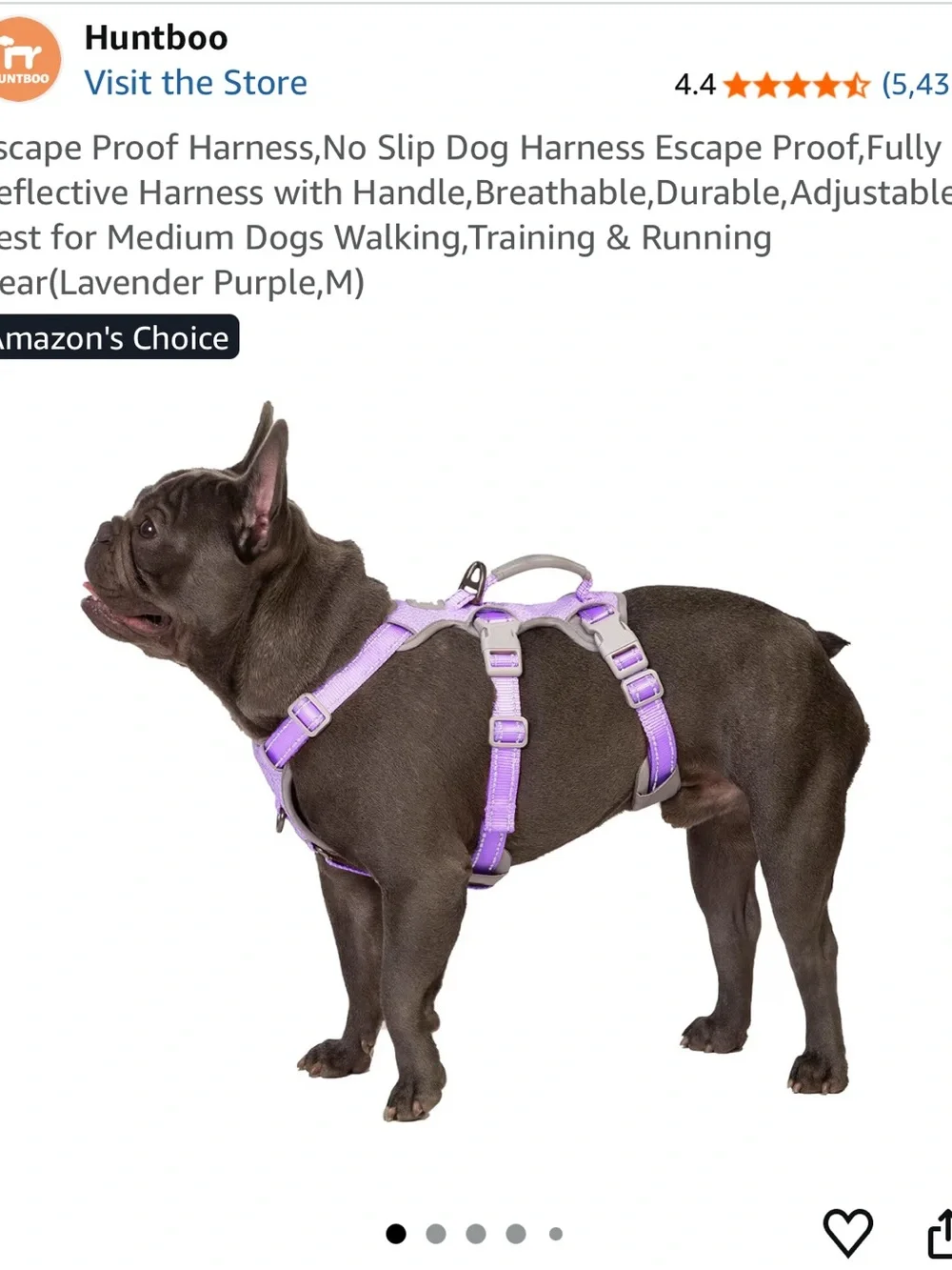 Huntboo Escape Proof Dog Harness